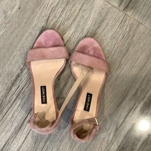 Nine West lavender suede high heels